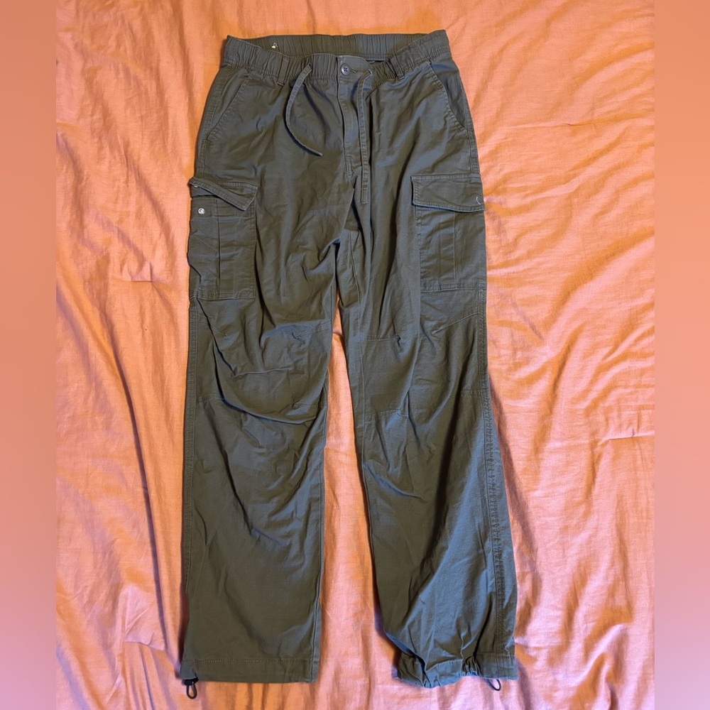 men’s original use green cargo pants small